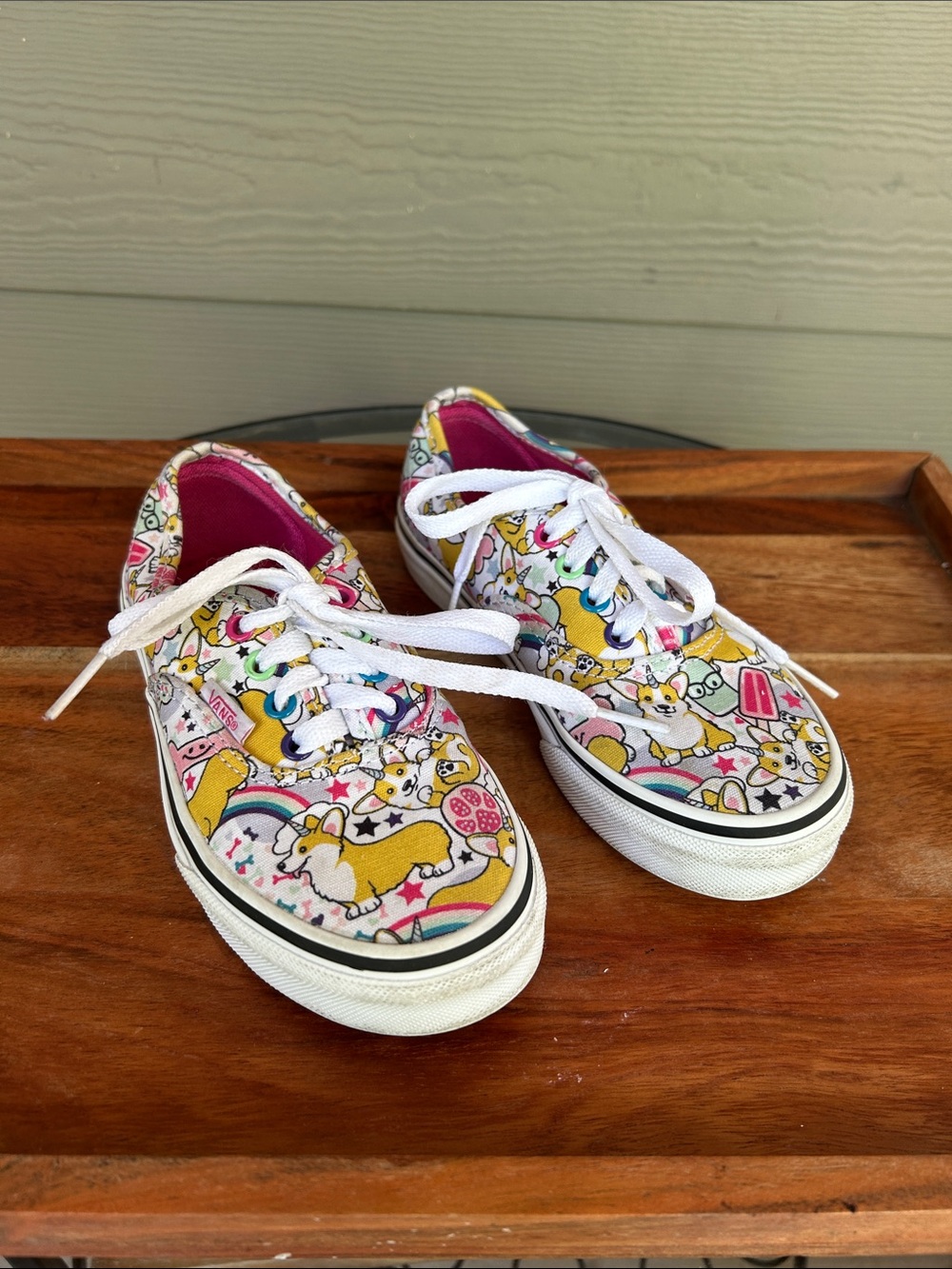 Vans Corgi Print Canvas Sneakers